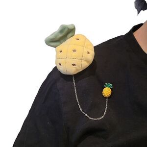 2/$20 Brand new funny pineapple brooch pin